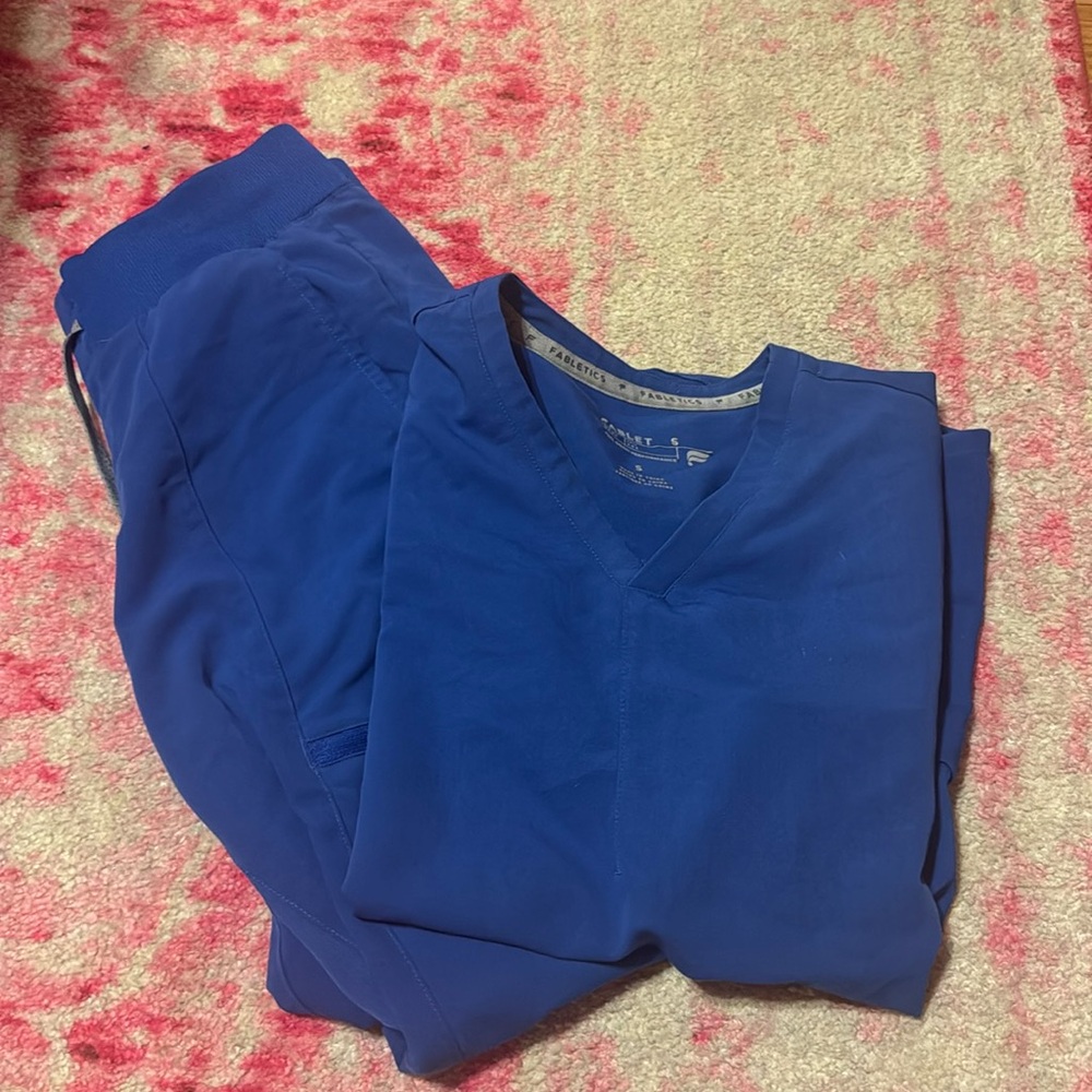 Blue Fabletics Scrubs